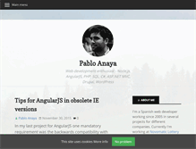 Tablet Screenshot of pabloanaya.com